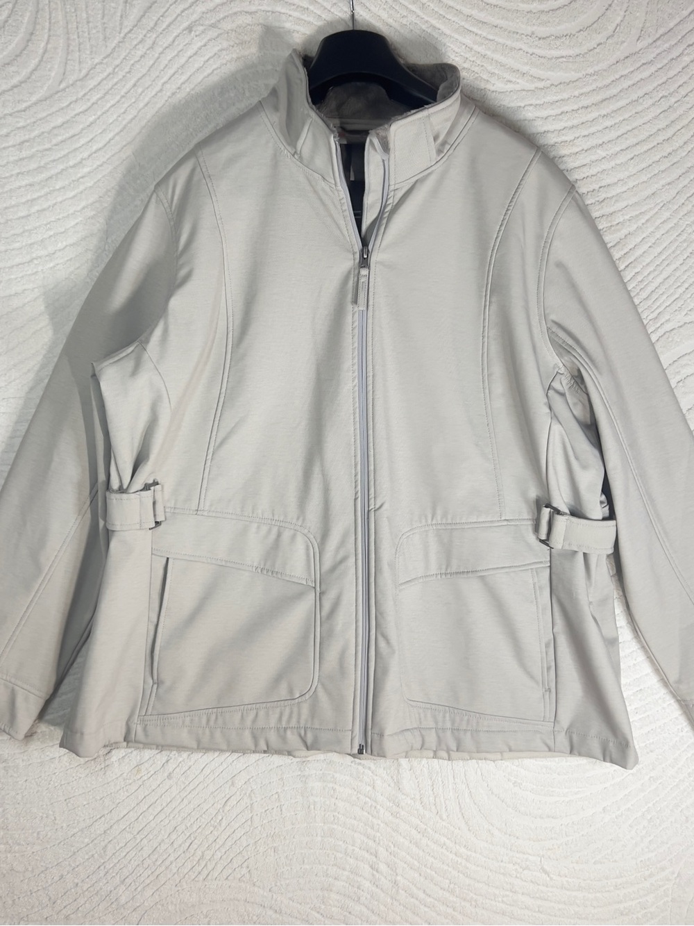 Free Country Women’s Gray Zip-Front Jacket size 2X